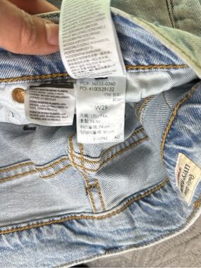 Levi's Men's Light Blue Jean Shorts - W29